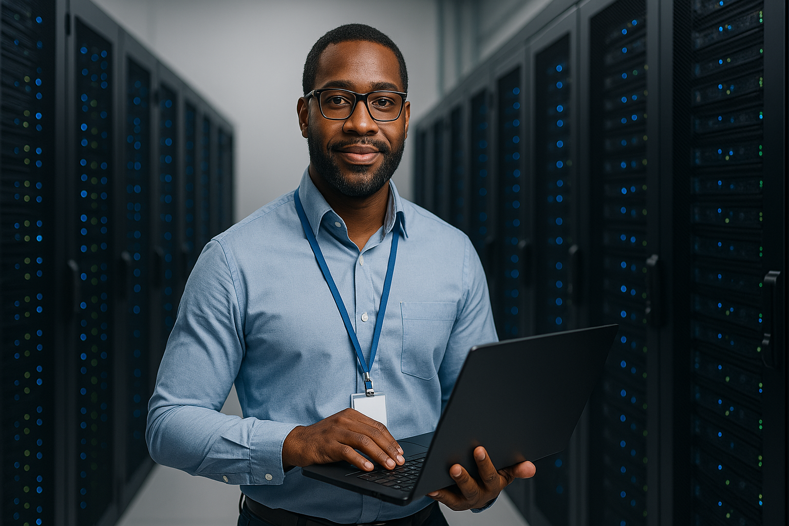 IT Professional in Server Room
